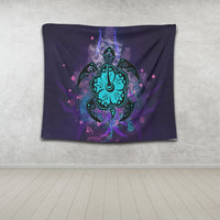 Hawaiian Turtle Mystery Polynesian Tapestry - AH - Polynesian Pride