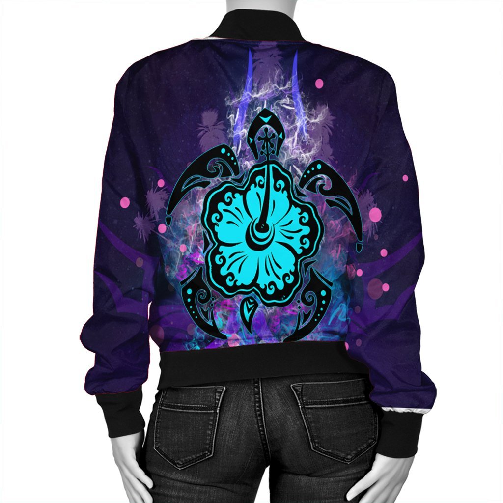 Hawaiian Turtle Mystery Polynesian Bomber Jacket - AH - Polynesian Pride