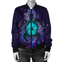 Hawaiian Turtle Mystery Polynesian Bomber Jacket - AH - Polynesian Pride