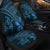 Hawaiian Turtle Plumeria Kakau Polynesian Quilt Car Seat Covers Neo Blue AH - Polynesian Pride