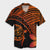 Hawaiian Turtle Plumeria Kakau Polynesian Quilt Hawaiian Shirt Neo Orange AH Unisex Black - Polynesian Pride