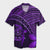 Hawaiian Turtle Plumeria Kakau Polynesian Quilt Hawaiian Shirt Neo Purple AH Unisex Black - Polynesian Pride