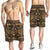 Hawaiian Turtle Polynesian Tribal Men's Shorts Gold AH - Polynesian Pride