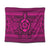 Hawaiian Turtle Polynesian Tribal Tapestry Pink AH Wall Tapestry Black - Polynesian Pride