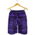 Hawaiian Turtle Polynesian Tribal Men's Shorts Purple AH - Polynesian Pride