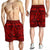 Hawaiian Turtle Polynesian Tribal Men's Shorts Red AH - Polynesian Pride