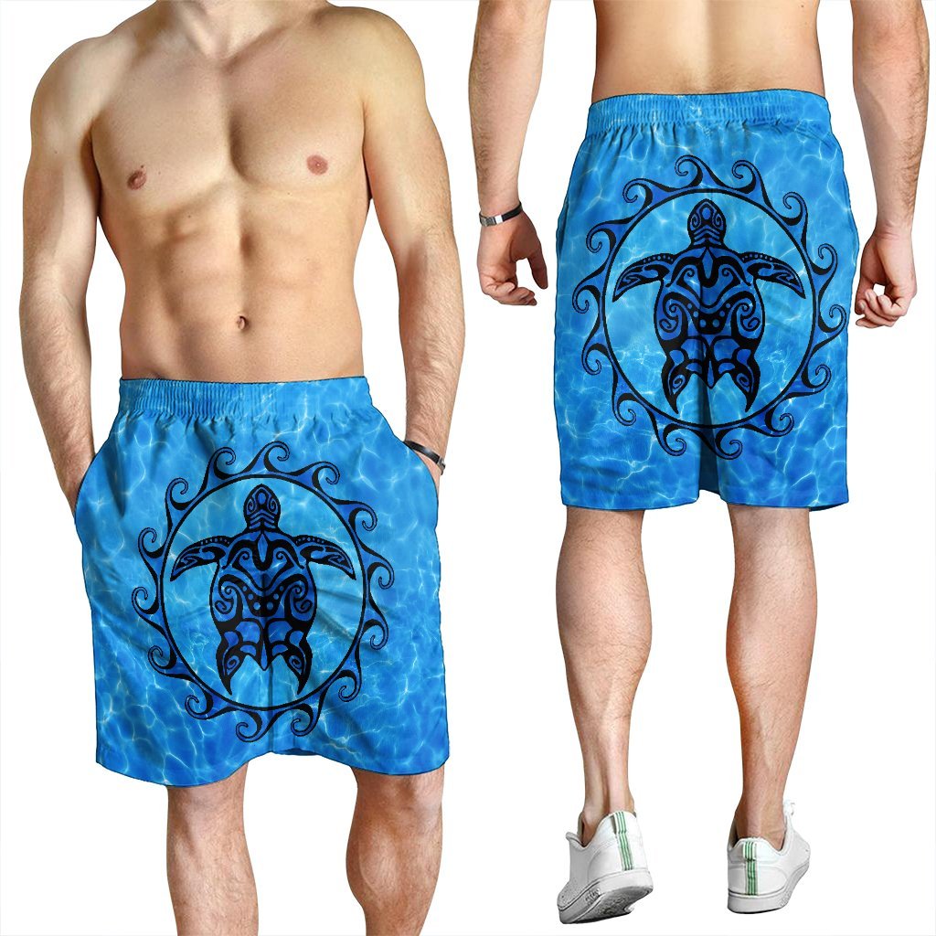 Hawaiian Turtle Polynesia Under The Sea Men's Shorts - AH - Polynesian Pride