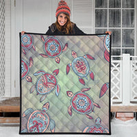 Hawaiian Turtle Polynesian Premium Quilts - AH - Polynesian Pride