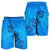 Hawaiian Turtle Swim In The OCean With Hibiscus Polynesian Men's Shorts - AH - Polynesian Pride