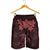 Hawaiian Turtles Hibiscus Plumeria Polynesian Men's Shorts - Pink - AH - Polynesian Pride
