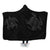 Hawaiian Two Turtle Polynesian Hooded Blanket Gray AH Hooded Blanket White - Polynesian Pride