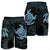 Hawaiian Two Turtle Polynesian Men's Shorts Pastel Blue AH - Polynesian Pride
