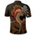 Hawaiian Warrior Helmet Kanaka Polynesian Polo Shirt - Polynesian Pride