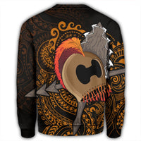 Hawaiian Warrior Helmet Kanaka Polynesian Sweatshirt - AH - Polynesian Pride
