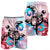 Hawaiian Wave Hibiscus Watercolor Turtle Polynesian Men's Shorts - AH - Polynesian Pride