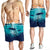 Hawaiian Whale And Turtle In Sunset Polynesian Men's Shorts - AH - Polynesian Pride