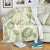 Hawaiian World Animals In Sea Premium Blankets - AH White - Polynesian Pride