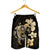 Hibiscus Plumeria Mix Polynesian Turtle Men's Shorts - AH - Polynesian Pride