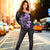 Hibiscus Plumeria Mix Polynesian Turtle Women's Off Shoulder Sweater Violet - AH - Polynesian Pride