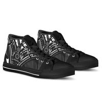 Cook Islands High Top Shoes - Cross Style - Polynesian Pride