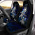 Samoa Polynesian Car Seat Covers - Blue Turtle Couple Universal Fit Blue - Polynesian Pride