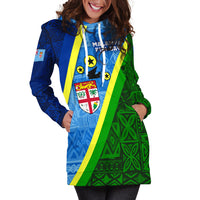 Vanuatu Malampa Fiji Day Hoodie Dress - Combine Flag Design LT4 - Polynesian Pride