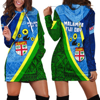 Vanuatu Malampa Fiji Day Hoodie Dress - Combine Flag Design LT4 - Polynesian Pride
