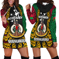 Vanuatu Hoodie Dress Mix Aotearoa LT6 - Polynesian Pride