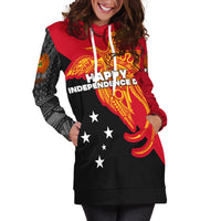 Papua New Guinea Women Hoodie Dress Independence Day Flag Style LT16 - Polynesian Pride