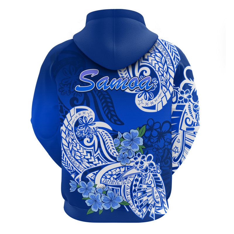 Polynesian Samoa Floral Tribal Hoodie LT9 - Polynesian Pride