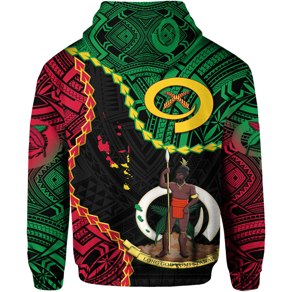 Vanuatu 42nd Anniversary Hoodie Tugeta Yumi Celebratem Indipendens Dei LT9 - Polynesian Pride
