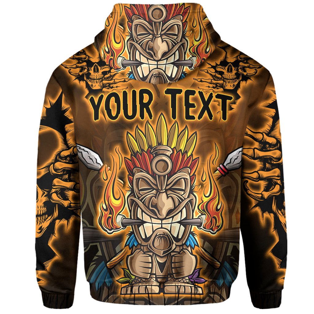 Hawaii Halloween 2020 Hoodie Zip JVT Style - Polynesian Pride