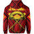 Polynesian Protect Mauna Kea Ikaika Warrior Weapon Hawaii Zip Hoodie Red - Polynesian Pride