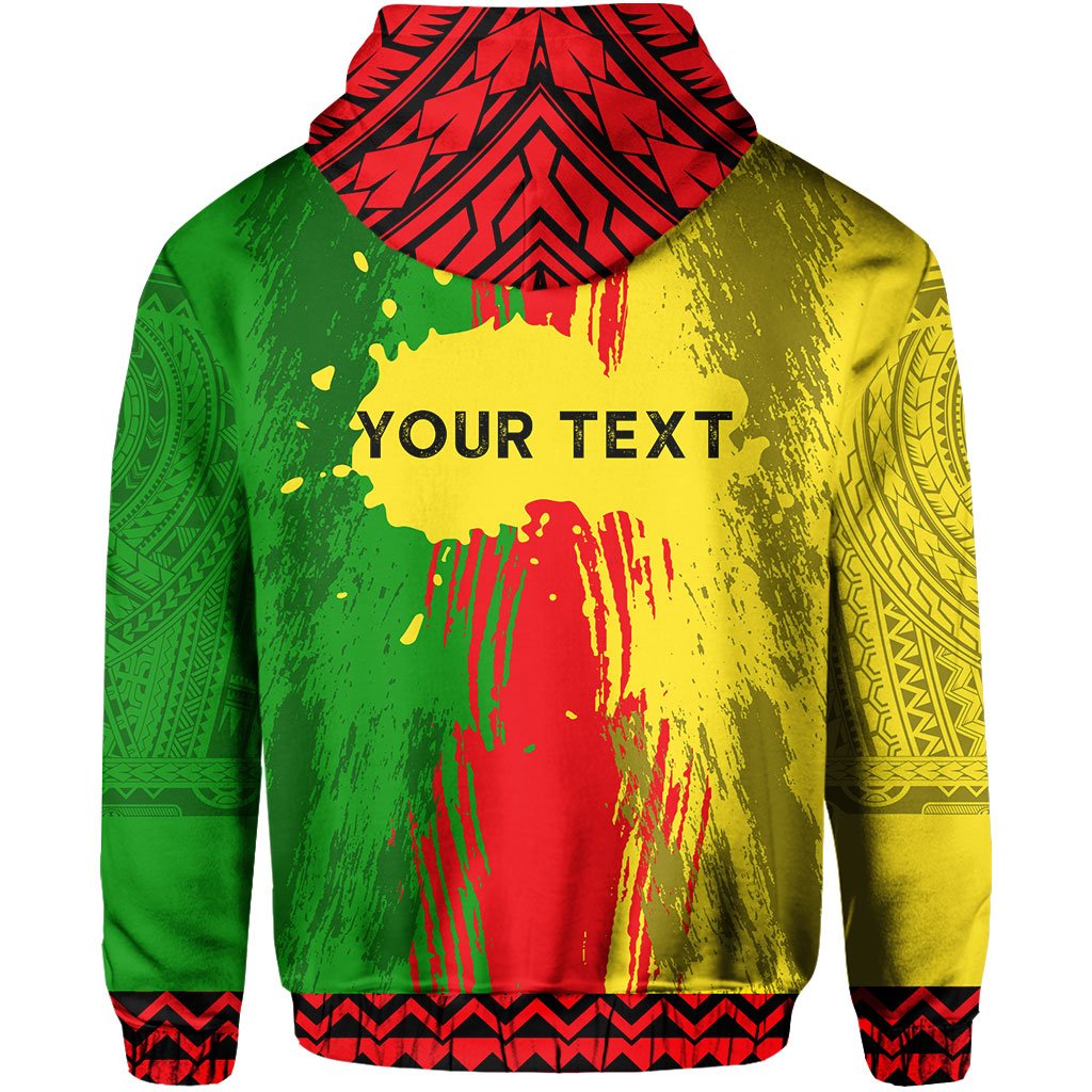 Personalized Hawaii Polynesian Kanaka Unisex Hoodie Zip - Polynesian Pride