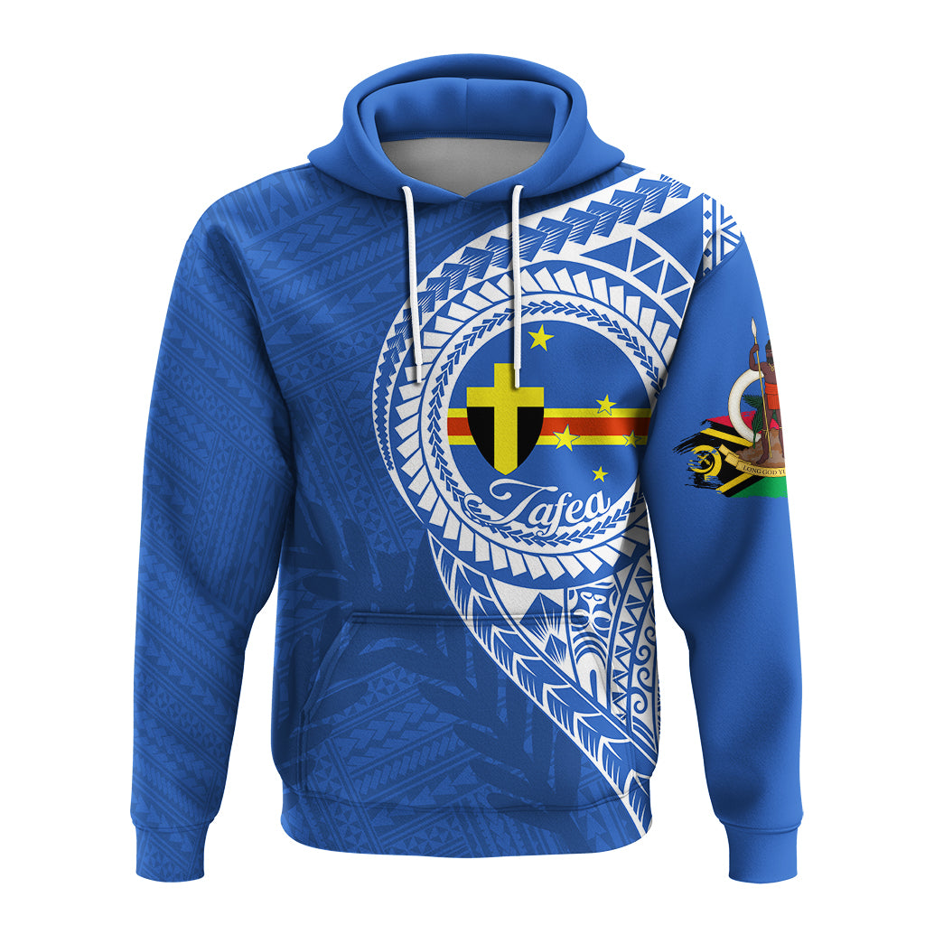 Custom Vanuatu Tafea Province Hoodie Tafea Emblem LT7 Unisex Blue - Polynesian Pride