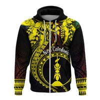 New Caledonia Custom Hoodie Kanaky Mix Plumeria LT7 - Polynesian Pride
