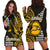 Hawaii Nanakuli High School Hoodie Dress Tribal Kakau LT9 Yellow - Polynesian Pride