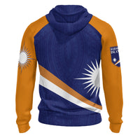 Marshall Islands Hoodie Flag With Patterns - Polynesian Pride