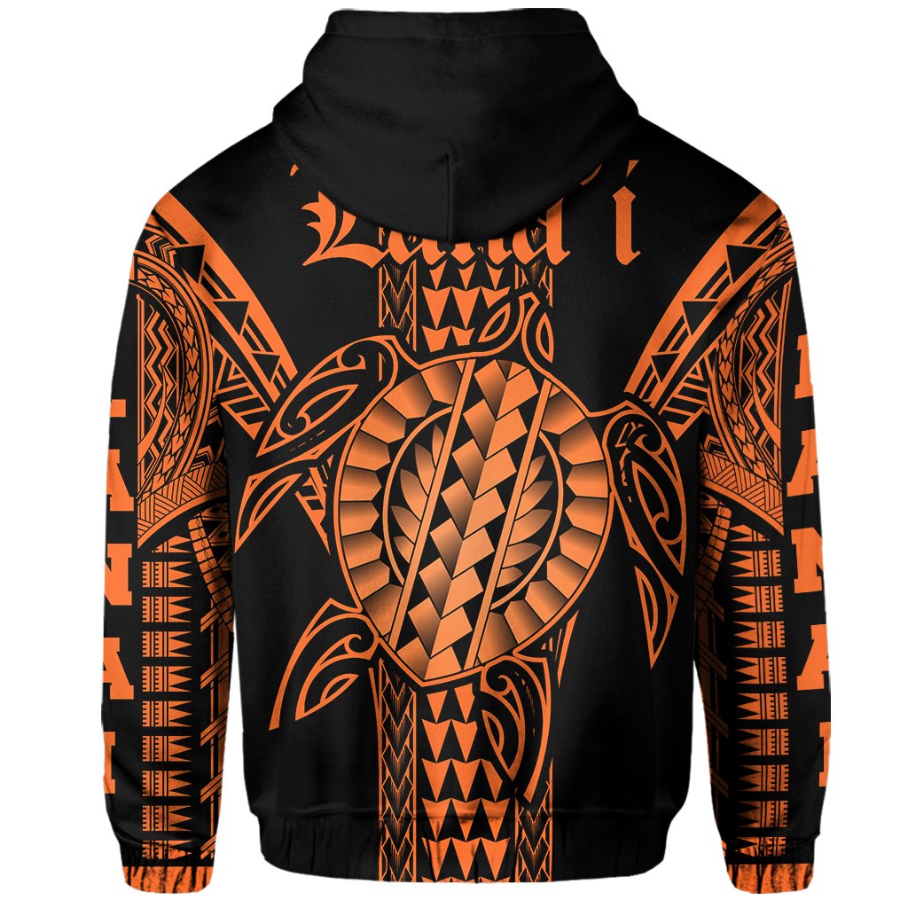 Lanai Island Polynesian Hoodie Zip Comely Style - Polynesian Pride
