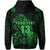 Custom Aotearoa Super Rugby Zip Hoodie Maori Kiwi Green Custom Text and Number - Polynesian Pride