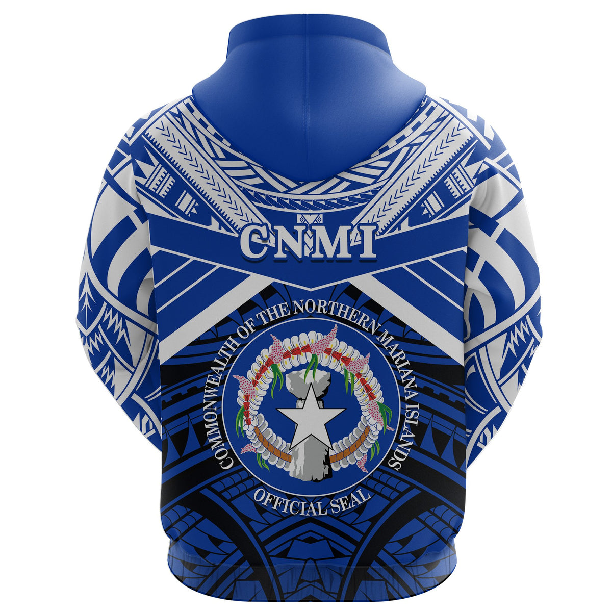 Northern Mariana Islands Rugby Zip Hoodie Spirit CNMI - Polynesian Pride