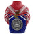 American Samoa Rugby Zip Hoodie Eagle Flag - Polynesian Pride