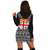 Fiji Custom Personalised Hoodie Dress - Tapa Pattern Sport Style - Polynesian Pride