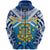 Tuvalu Rugby Zip Hoodie Polynesian Flag Unisex Blue - Polynesian Pride