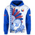 Custom Philippines Barong Hoodie Sun of Philippinas With Eagles LT9 Pullover Hoodie White - Polynesian Pride