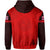 Polynesian Flag Seal of Hawaii Zip Hoodie Red - Polynesian Pride