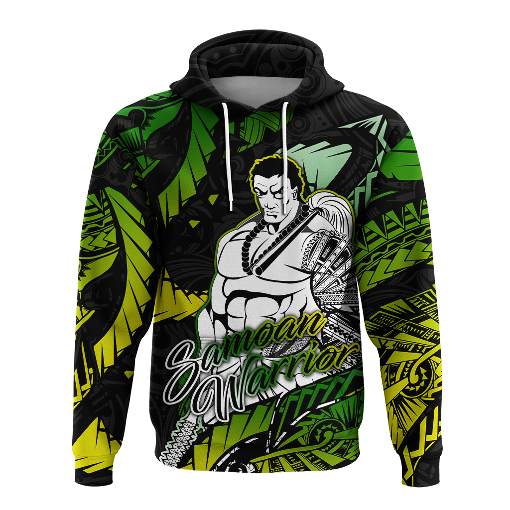 Samoan Warrior Pride Samoa Polynesia Hoodie LT2 - Polynesian Pride