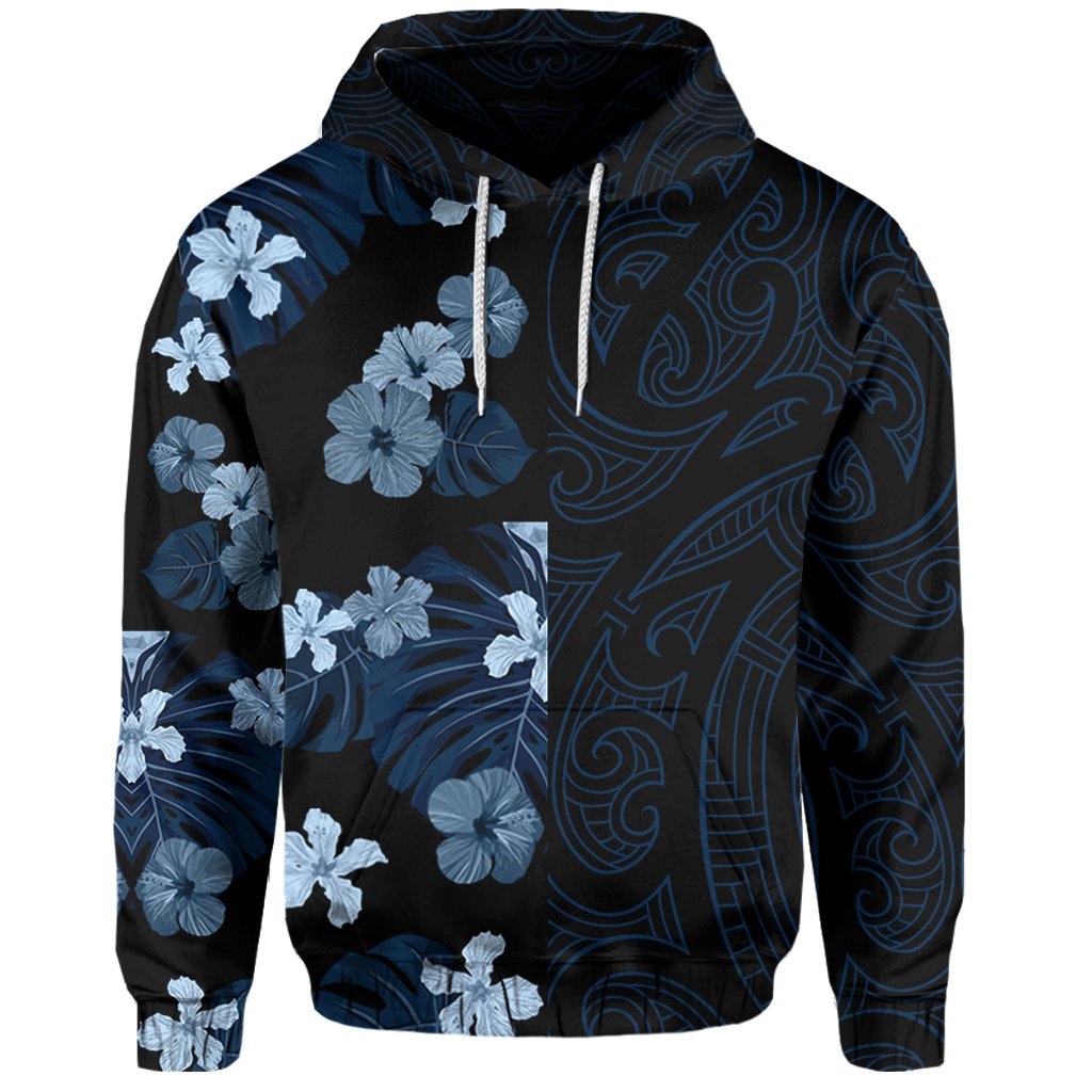 Tropical Polynesian Hawaiian Hoodie Curtis Style - Polynesian Pride