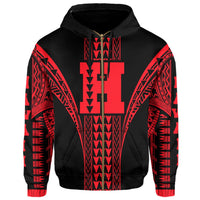 Hawaii Island Polynesian Hoodie Zip Comely Style - Polynesian Pride