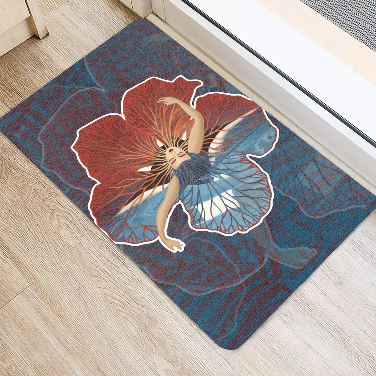 Hula Dance Hibiscus Door Mat AH - Polynesian Pride